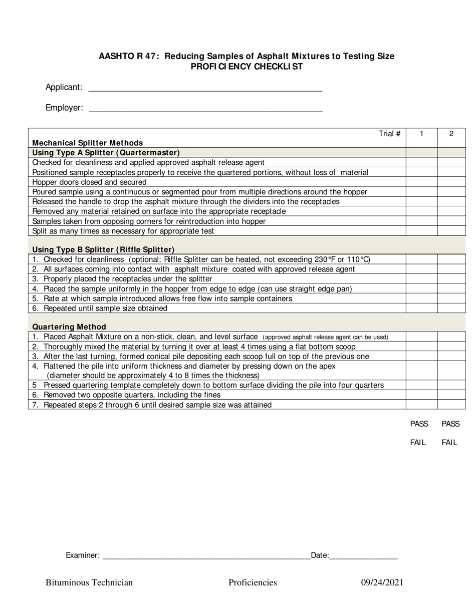 Bituminous Technician Proficiency Pack - Missouri, Page 5