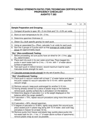 Tensile Strength Ratio Certification Proficiency Examination - Montana, Page 2