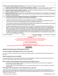 Form CS-300EZ Application for Child Support Services - Missouri, Page 2