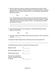 Bid Response Sheet - Missouri, Page 2