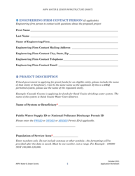 Arpa Water &amp; Sewer Infrastructure Grant Application Worksheet - Montana, Page 6