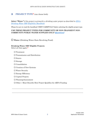 Arpa Water &amp; Sewer Infrastructure Grant Application Worksheet - Montana, Page 9