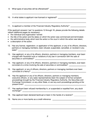 Application for Registration as Issuer-Dealer - Nebraska, Page 2
