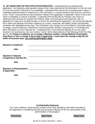Big Sky Rx Program Application - Montana, Page 5