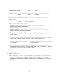 Biographical and Personal Financial Statement for Use With Conditional Bank Charter Application - Nebraska, Page 4