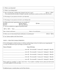 Nebraska Residual Malpractice Insurance Authority Professional Liability Application Occurrence Form - Nebraska, Page 5