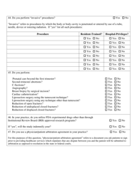 Nebraska Residual Malpractice Insurance Authority Professional Liability Application Occurrence Form - Nebraska, Page 8