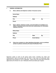 Attachment B Issuer Certification Form - Nebraska, Page 2