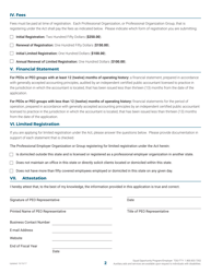 Peo Registration Form - Nebraska, Page 2
