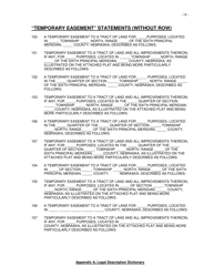 Appendix A Legal Description Dictionary Statements - Nebraska, Page 18