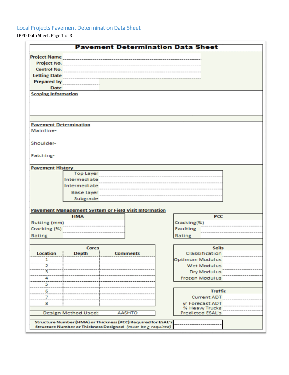 Local Projects Pavement Design Guidance - Nebraska, Page 4