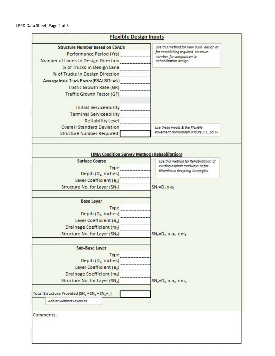 Local Projects Pavement Design Guidance - Nebraska, Page 5