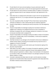 Electronic Signature Authorization Agreement - Nebraska, Page 3