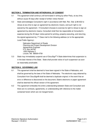 Electronic Signature Authorization Agreement - Nebraska, Page 4