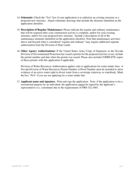 Application for Authorization to Use State-Owned Submerged Lands for Agriculture or Conservation - Nevada, Page 10