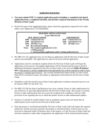 Application for Authorization to Use State-Owned Submerged Lands for Agriculture or Conservation - Nevada, Page 7