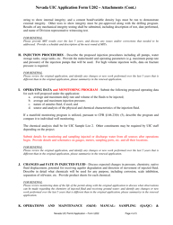 Form U202 Unev Permit Application - Class 2 Oil/Gas, Class 3 Solution Mining, or Class 5 Geothermal Well Attachments - Nevada, Page 4