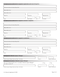 Financial Institutions Application for Renewal of Licensing/Registration - Collection Agency (Ca) - Nevada, Page 2