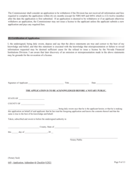 Financial Institutions Application for Licensing - Collection Agency &amp; Registration Foreign Collection Agency Nrs &amp; Nac Chapter 649 Application &amp; Checklist - Nevada, Page 9