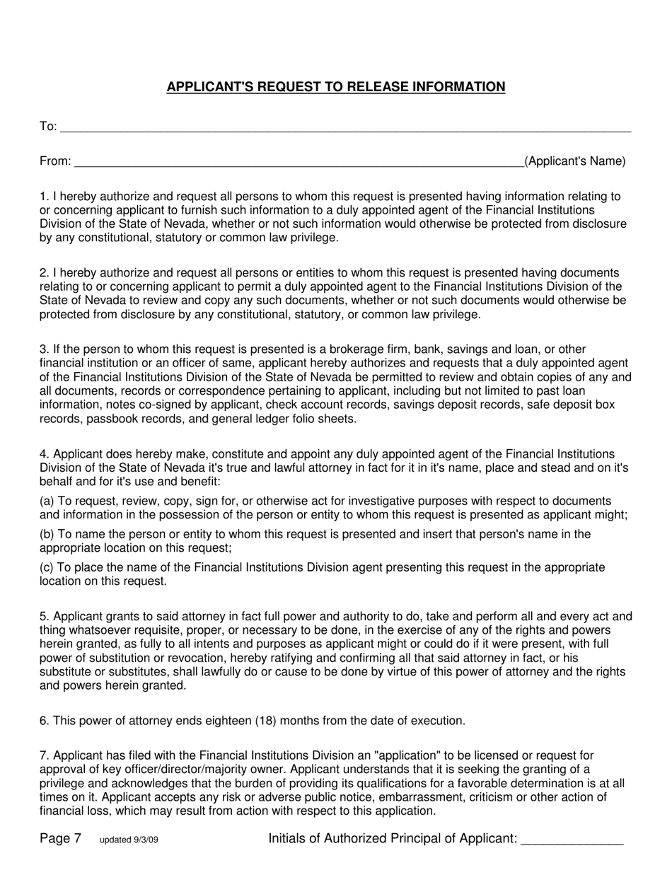 Non-personal History Record - Nevada, Page 7