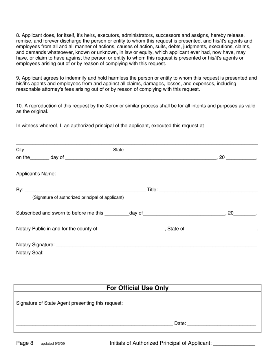 Non-personal History Record - Nevada, Page 8