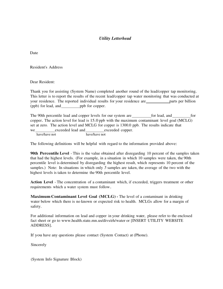 Guidance for Small Water Systems to Comply With Lead and Copper Requirements - Nevada, Page 12