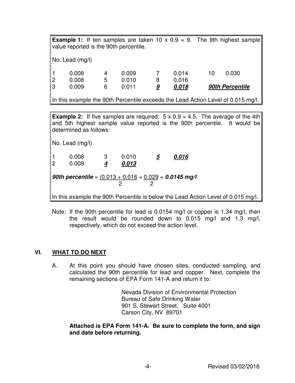 Guidance for Small Water Systems to Comply With Lead and Copper Requirements - Nevada, Page 4