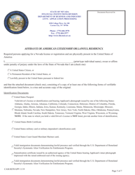 Renewal Application for Certification as a Collection Agency Manager - Nevada, Page 5