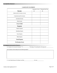 Financial Institutions Uniform Application for Licensing/Registration - Non-depository Licensee - Nevada, Page 6