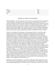 Contract for Sale and Security Agreement for Sale of Vehicle With Precomputed or Add-On Interest to Be Paid - Nevada, Page 8