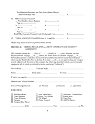 Contract for Sale and Security Agreement for Lease of Vehicle With Lessee Entitled to Refinance Residual Payment Due at End of Lease Term - Nevada, Page 5