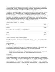 Contract for Sale and Security Agreement for Lease of Vehicle With Lessee Entitled to Refinance Residual Payment Due at End of Lease Term - Nevada, Page 6