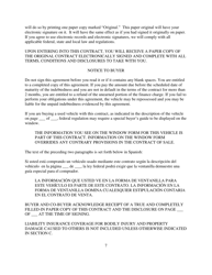 Contract for Sale and Security Agreement for Lease of Vehicle With Lessee Entitled to Refinance Residual Payment Due at End of Lease Term - Nevada, Page 7