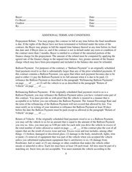 Contract for Sale and Security Agreement for Lease of Vehicle With Lessee Entitled to Refinance Residual Payment Due at End of Lease Term - Nevada, Page 8