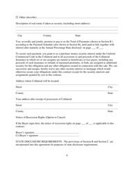 Contract for Sale and Security Agreement for Sale of Recreational Vehicle With Simple Interest to Be Paid - Nevada, Page 6