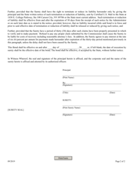 Surety Bond - Consumer Litigation Funding Company - Nevada, Page 2