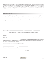 Financial Institutions Uniform Application for Licensing/Registration - Non-depository Licensee - Nevada, Page 9