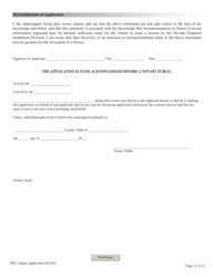 Application for Licensing Private Professional Guardian Entity - Nevada, Page 12