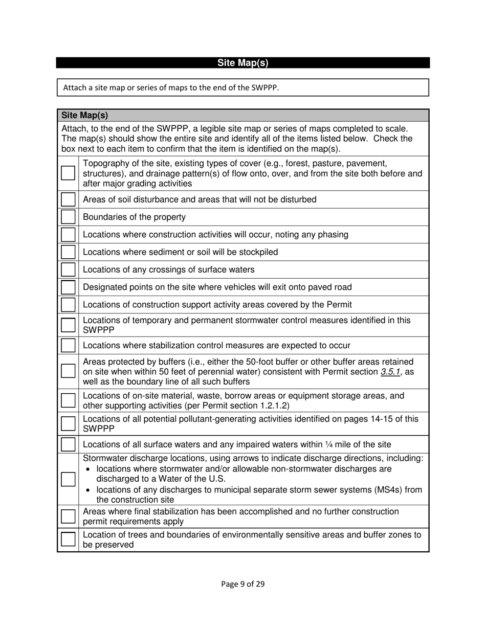 Stormwater Pollution Prevention Plan (Swppp) - Nevada, Page 11
