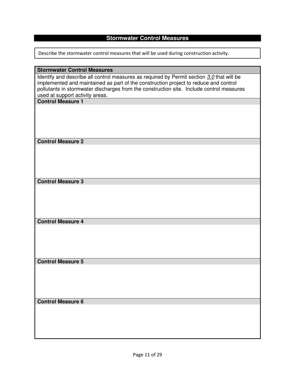 Stormwater Pollution Prevention Plan (Swppp) - Nevada, Page 13