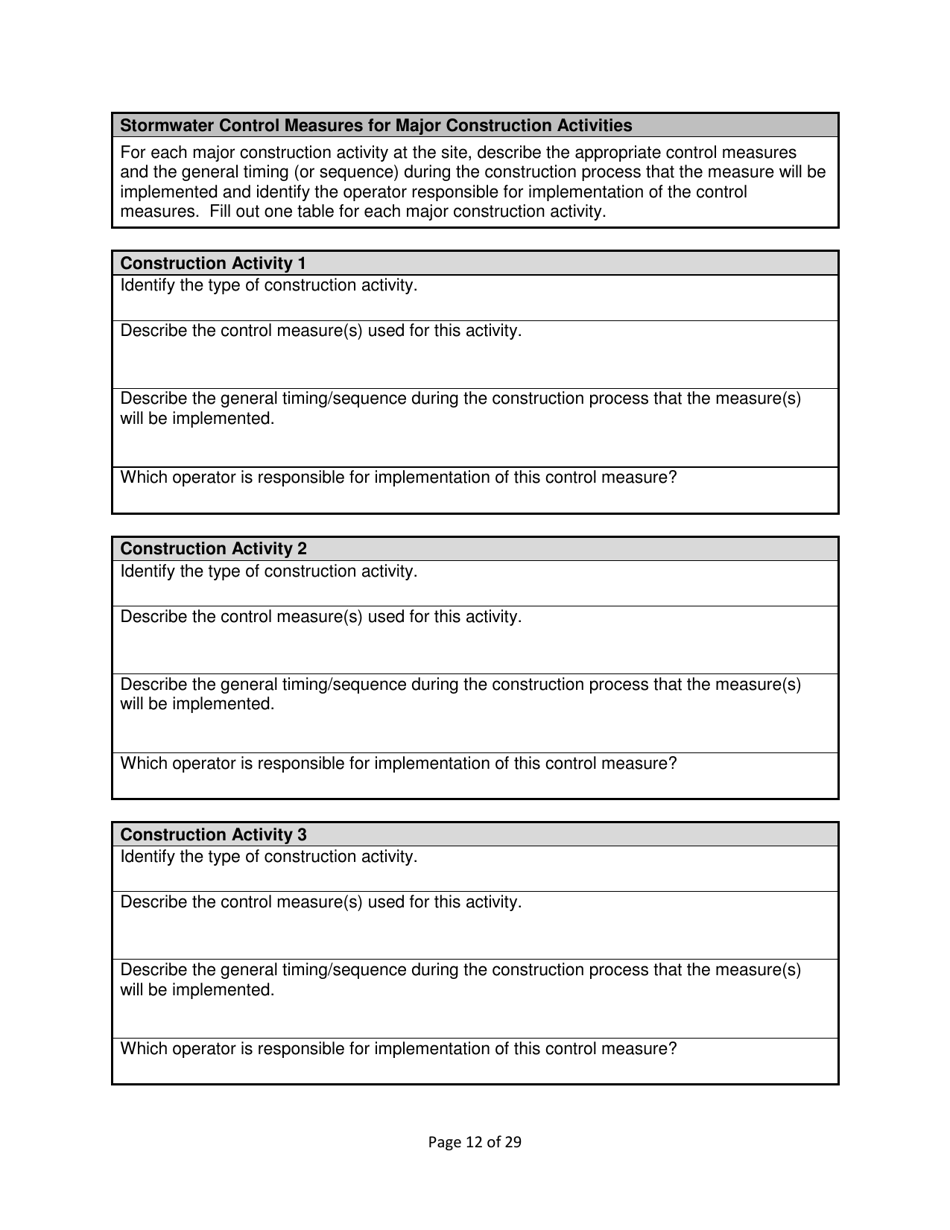 Stormwater Pollution Prevention Plan (Swppp) - Nevada, Page 14