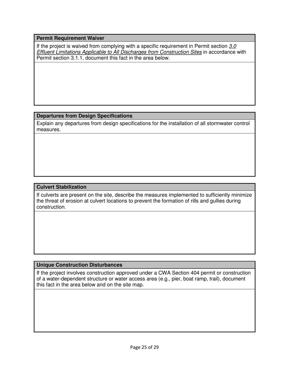 Stormwater Pollution Prevention Plan (Swppp) - Nevada, Page 27