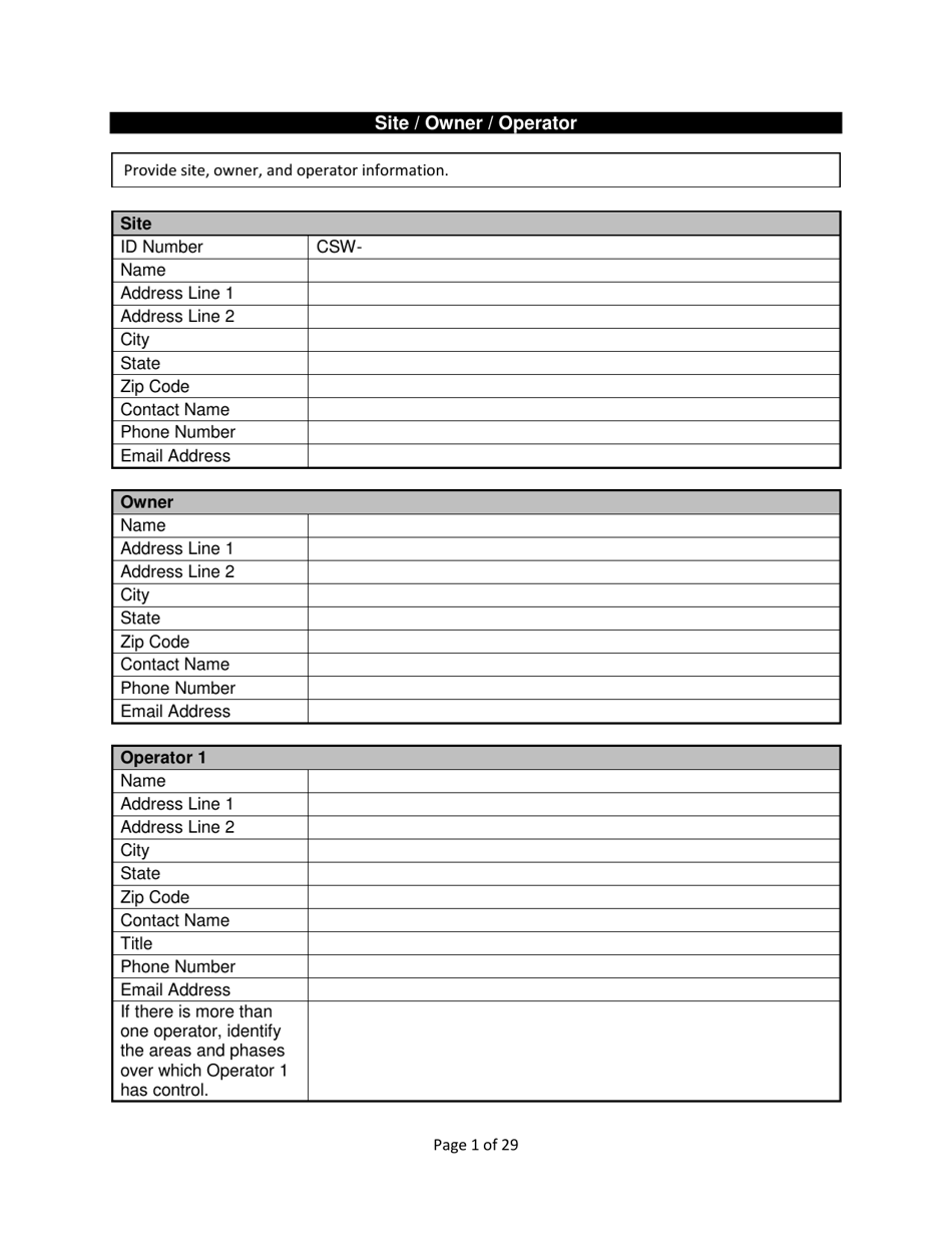 Stormwater Pollution Prevention Plan (Swppp) - Nevada, Page 3