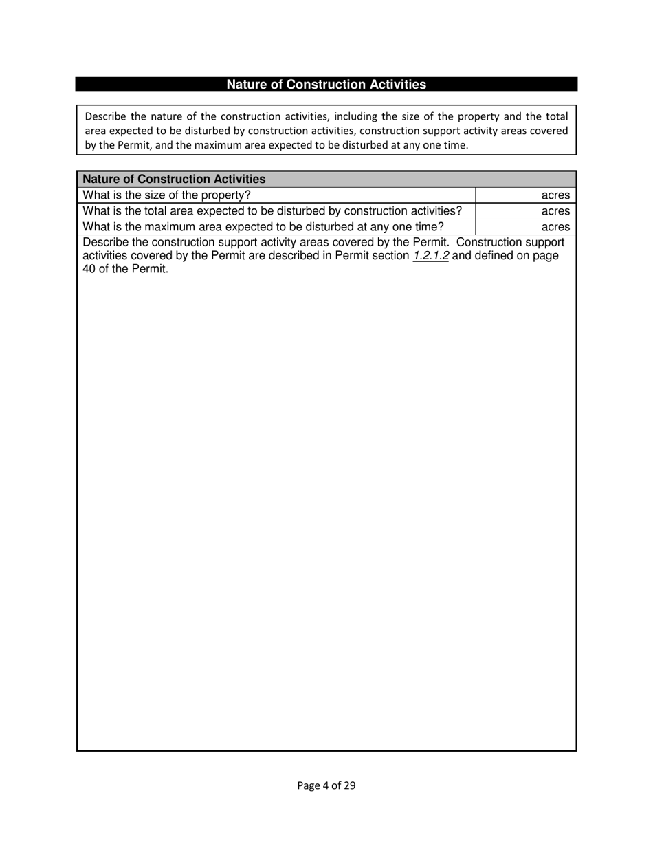 Stormwater Pollution Prevention Plan (Swppp) - Nevada, Page 6