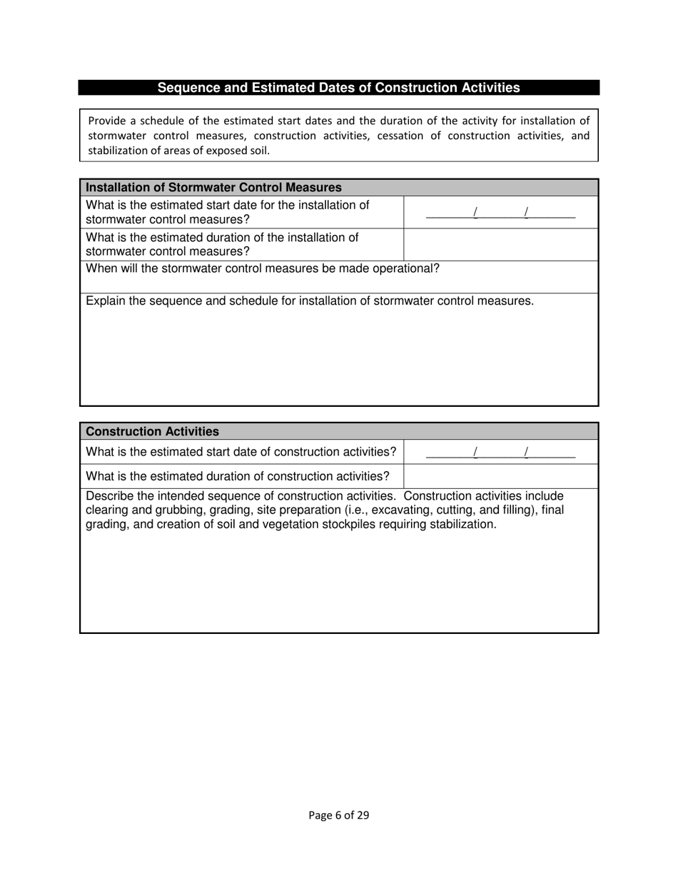 Stormwater Pollution Prevention Plan (Swppp) - Nevada, Page 8