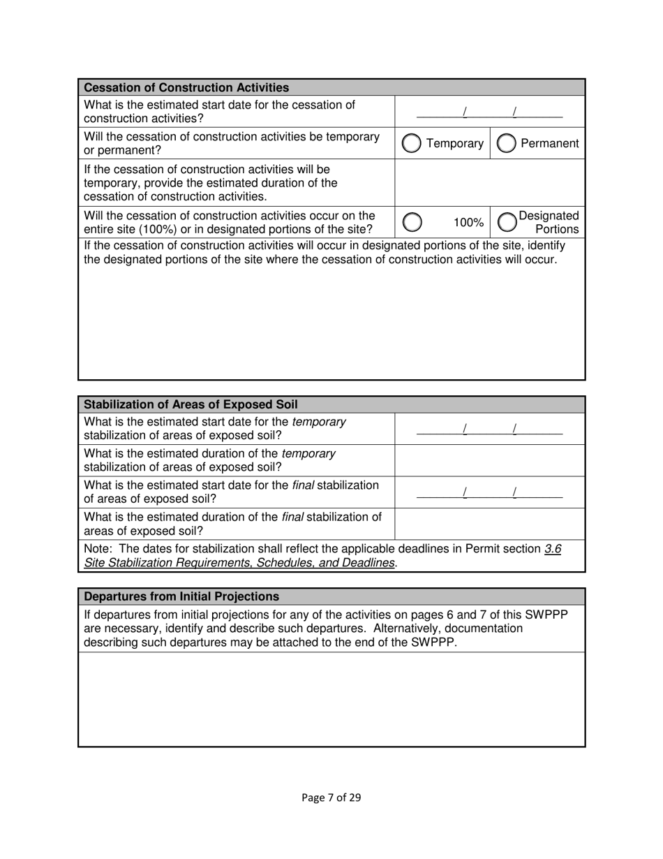 Stormwater Pollution Prevention Plan (Swppp) - Nevada, Page 9