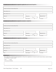 Name Change Request for Trust Companies - Nevada, Page 2