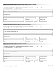 Renewal Application for Registration - Nevada Debt-Management Services Provider - Nevada, Page 2