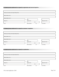 Application for Registration - Nevada Debt-Management Services Provider - Nevada, Page 2