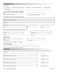 Application for Registration - Nevada Debt-Management Services Provider - Nevada, Page 3